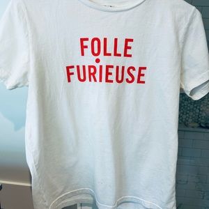 Clare V. tee, size Small. Organic cotton.